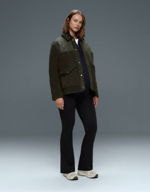 OYSHO - Comfortlux - Pantalon de grossesse évasé 80 cm - Noir, 3 de 6