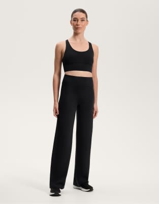 Oysho - Comfortlux - Pantalon droit taille haute - Noir