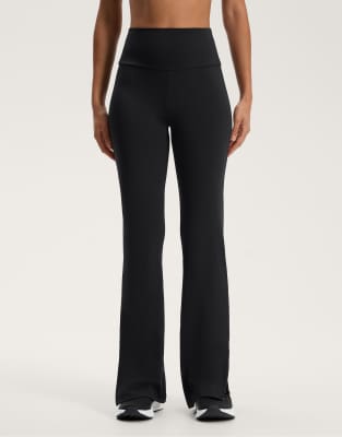 Oysho - Comfortlux - Pantalon évasé fendu - Noir
