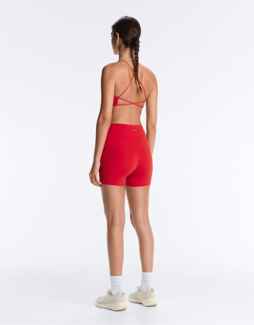 Oysho - Comfortlux - Postkasserøde 10-cm-hotpants med høj talje, 4 af 4
