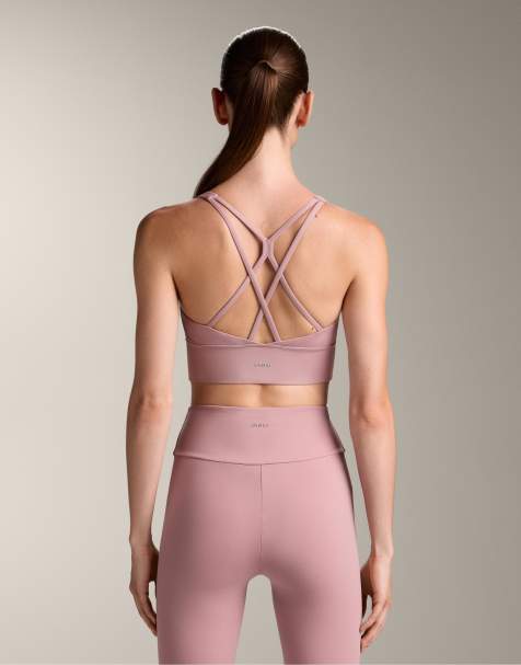 OYSHO - Comfortlux - Reggiseno sportivo a sostegno medio color rosa slavato con coppe - view 1