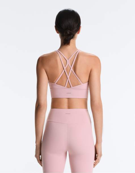 OYSHO - Comfortlux - Reggiseno sportivo a sostegno medio rosa con coppe - view 1