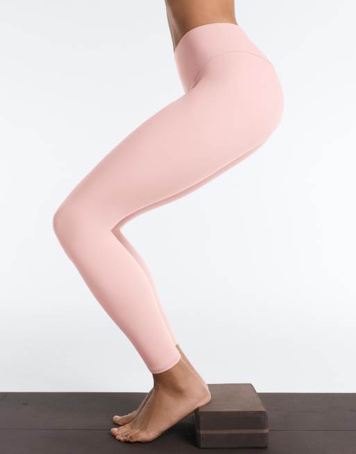 OYSHO – Comfortlux – Rosa, ankellånga leggings med hög midja, 7 av 7