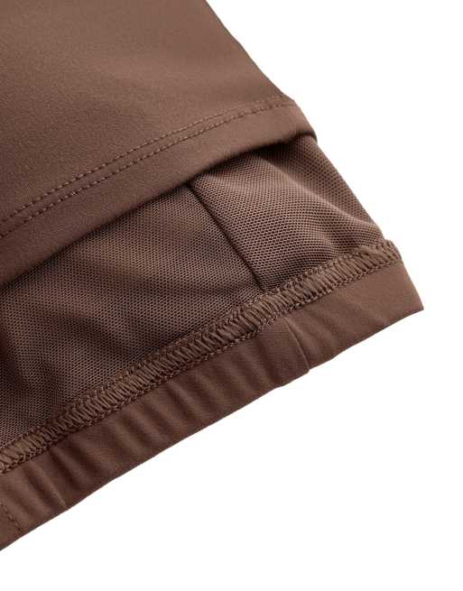 OYSHO Comfortlux seam detail tank top in cocoa, 5 of 6