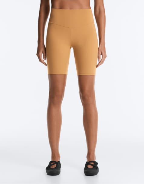 OYSHO – Comfortlux – Senapsgula, korta leggings med hög midja på 20cm - view 1