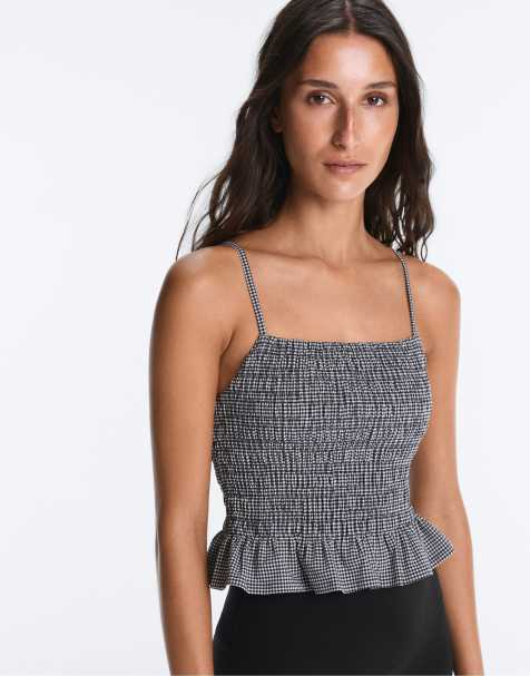 OYSHO - Comfortlux - Sort smock-tanktop - view 1