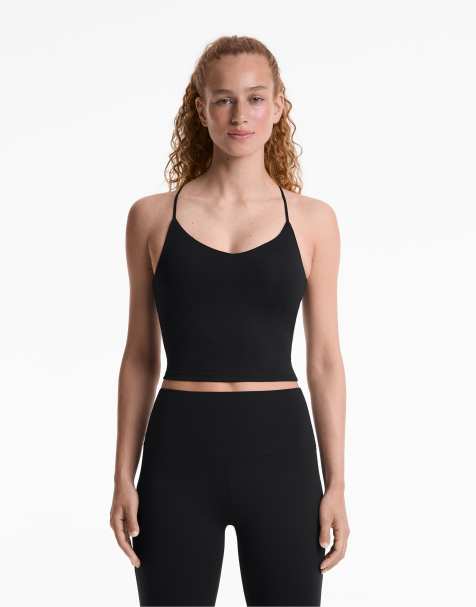 Oysho - Comfortlux - Sort tanktop med justerbare stropper - view 1