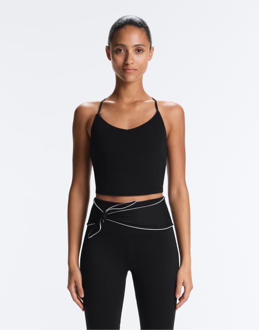 Oysho - Comfortlux - Sort tanktop med justerbare stropper, 3 af 4