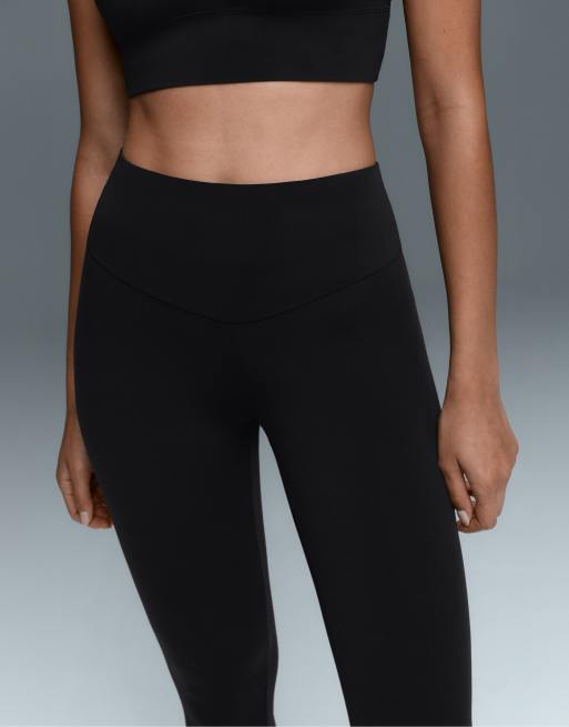 OYSHO - Comfortlux - Sorte superhøjtaljede caprileggings på 50 cm, 3 af 7
