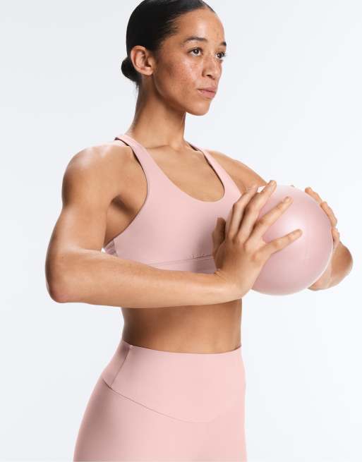 OYSHO – Comfortlux – Sport-BH in Blassrosa mit Körbchen und mittlerer Stützfunktion, 7 von 7