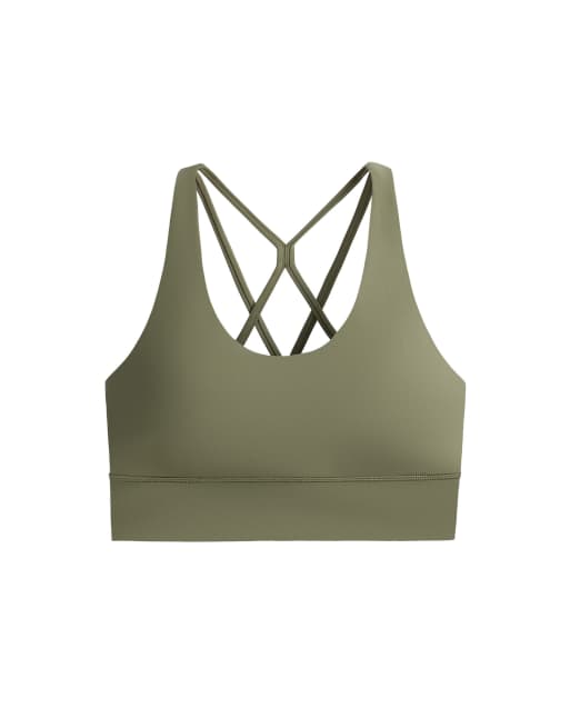 OYSHO – Comfortlux – Sport-BH in Grün mit mittlerer Stützfunktion und Körbchen, 5 von 5