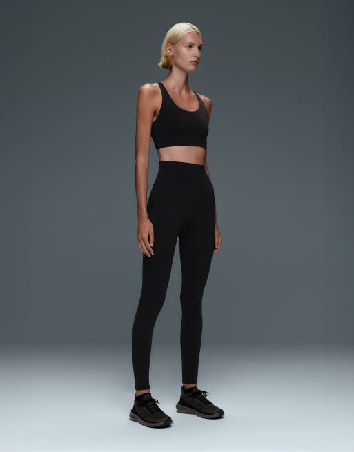 OYSHO comfortlux super-high rise 65cm ankle-length leggings in black, 2 of 7