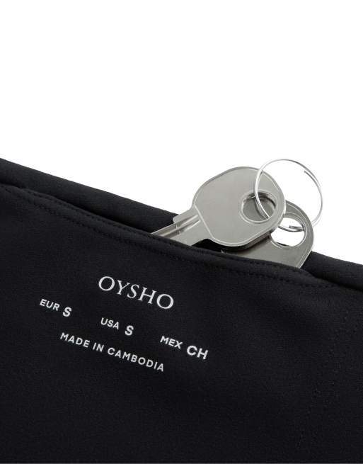OYSHO comfortlux super-high rise 65cm ankle-length leggings in black, 6 of 7