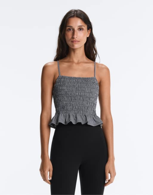 OYSHO – Comfortlux – Svart sportlinne med smock, 2 av 4