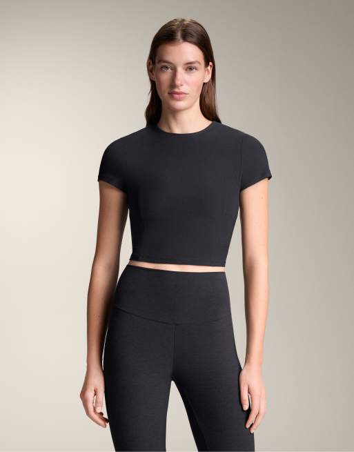 OYSHO - Comfortlux - T-shirt a maniche corte color antracite mélange