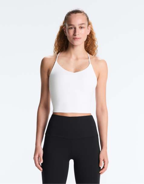 OYSHO Comfortlux tank top with adjustable straps in off-white