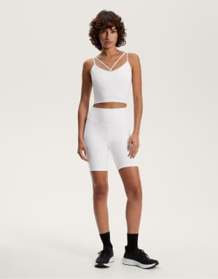 Oysho - Comfortlux - Tanktop in Wollweiß mit doppelten Trägern