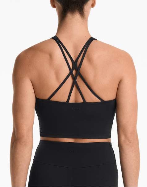 Oysho - Comfortlux - Top senza maniche nero con spalline sottili e coppe - view 1
