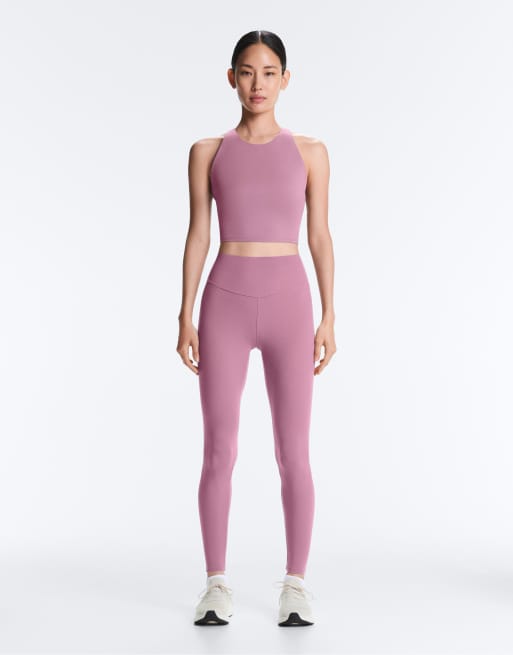 OYSHO - Comfortlux - Top senza maniche rosa con spalline sottili e coppe, 2 di 4
