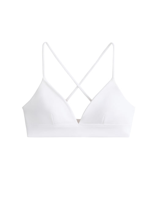 OYSHO – Comfortlux – Triangel-Sport-BH in Wollweiß mit leichter Stützfunktion, 5 von 5