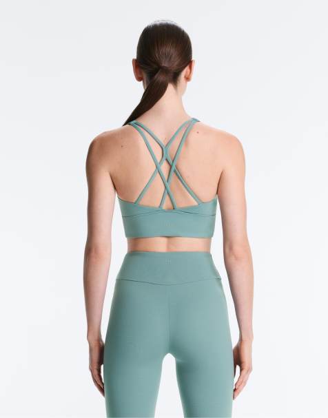 OYSHO - Comfortlux - Turkis sports-BH med skåle og medium støtte - view 1
