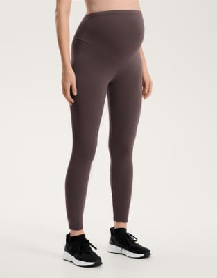 OYSHO - Comfortlux - Umstands-Leggings in Grau-Lila, 65 cm