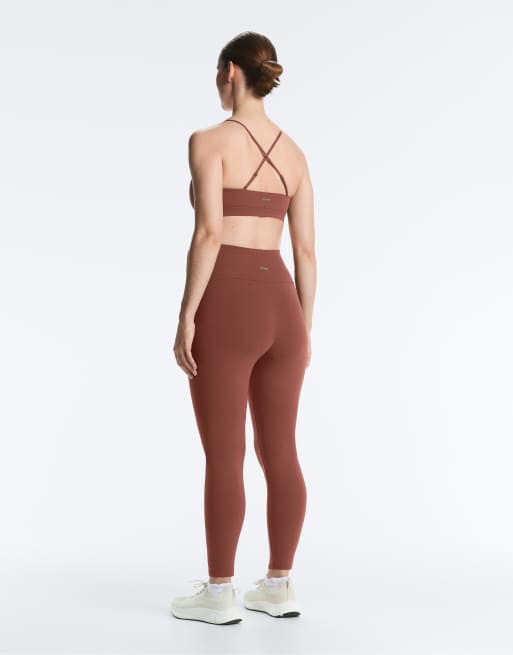 OYSHO – Comfortlux – Umstandsleggings in Maulwurfsbraun, 65 cm, 3 von 4