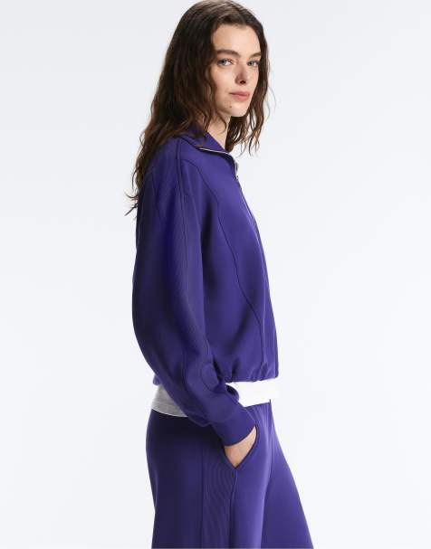 OYSHO - Completo con felpa in modal color cobalto - view 1