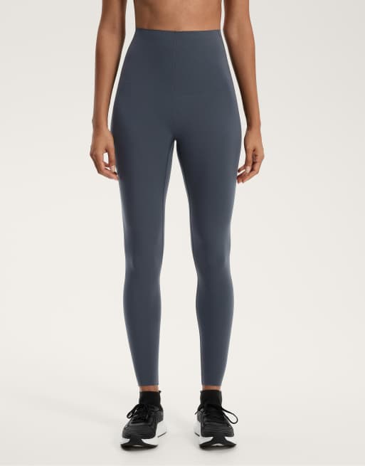 OYSHO Compressive core control ankle-length leggings in grey ASOS
