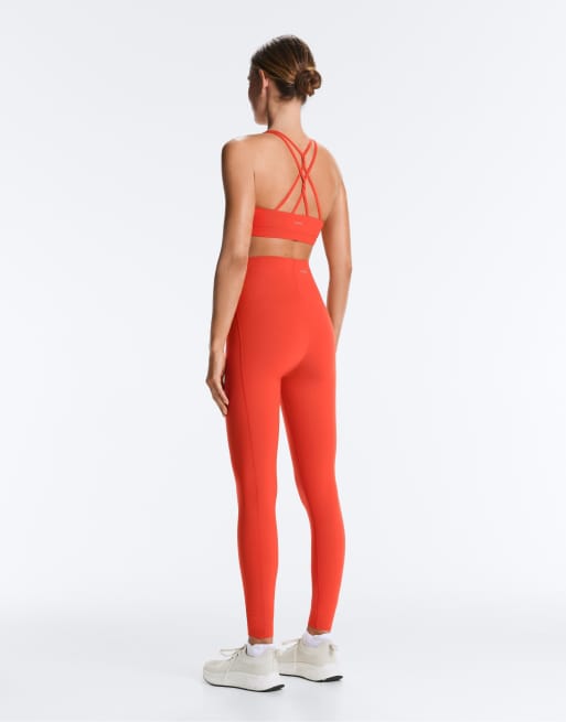 OYSHO – Compressive Core Control – Knöchellange Leggings in Orange, 4 von 7