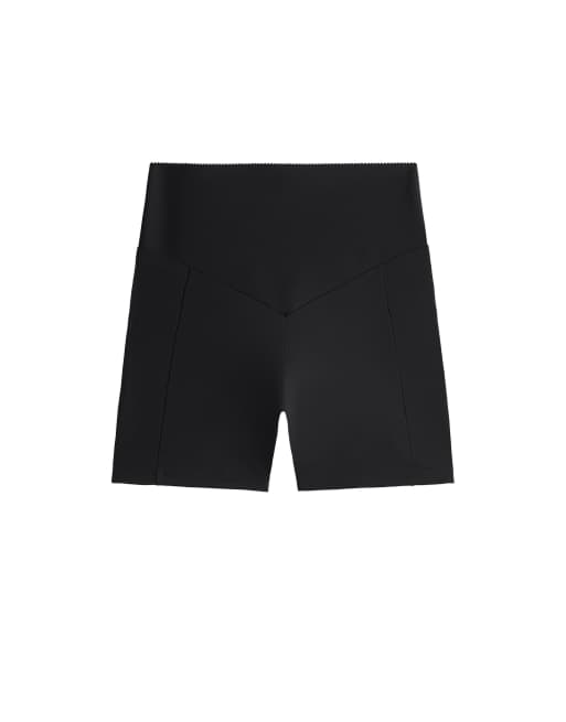 Oysho – Compressive – Hotpants in Schwarz mit hohem Bund, 10 cm, 6 von 7