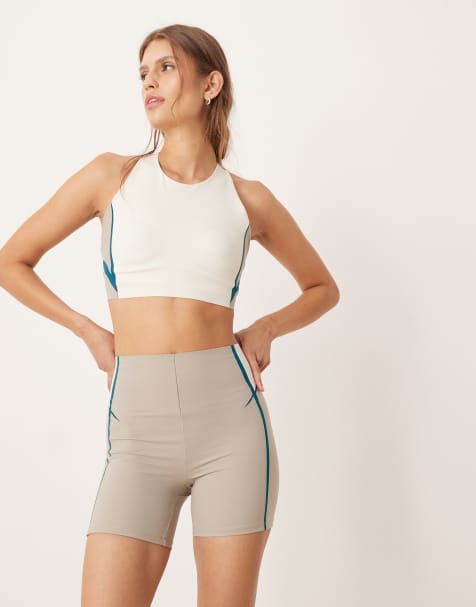 OYSHO – Compressive Lines – Naturvitt linne med kompression - view 1