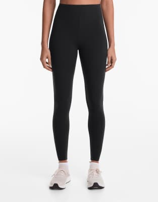 Oysho - Compressive Raise Up - Knöchellange Leggings in Schwarz