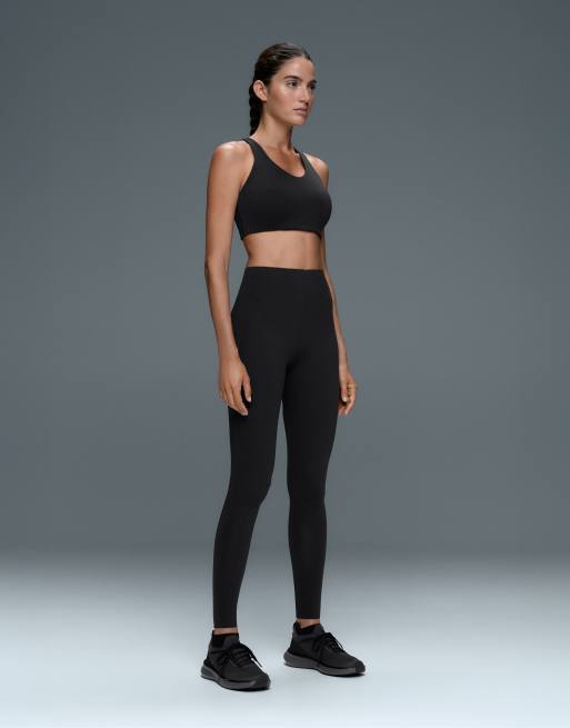 Oysho - Compressive Raise Up - Sorte ankellange leggings med kompression, 6 af 7