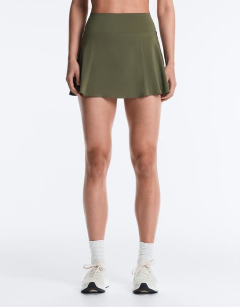 OYSHO Compressive skirt in khaki