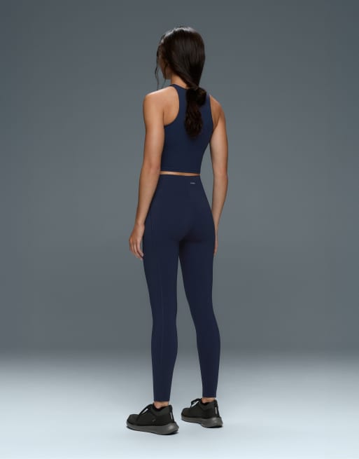 OYSHO Compressive tank top in navy, 4 of 7