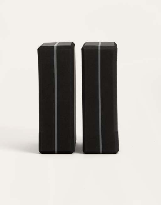 Oysho - Confezione di blocchi da yoga grigio antracite, 3 di 3