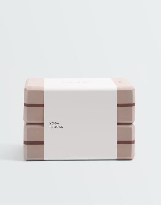 Oysho - Confezione di blocchi da yoga marroni/color cuoio, 5 di 5
