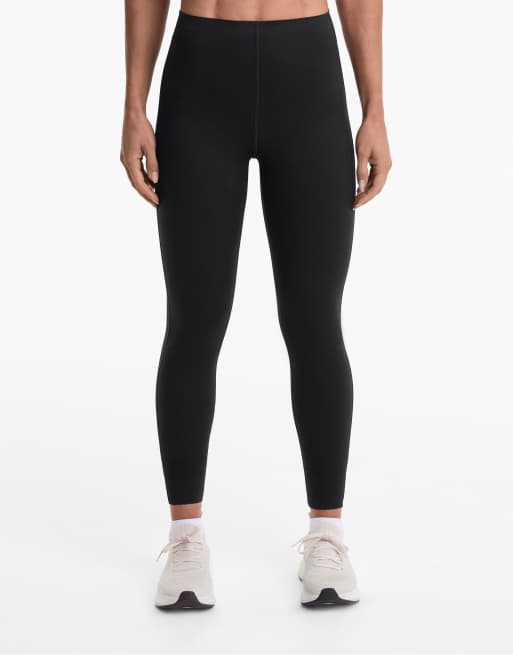 Oysho - Core Control - Sorte ankellange 65-cm-leggings med ekstra kompression