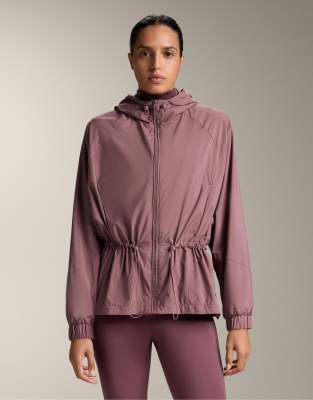 OYSHO - Coupe-vent déperlant - Mauve rose-Vert