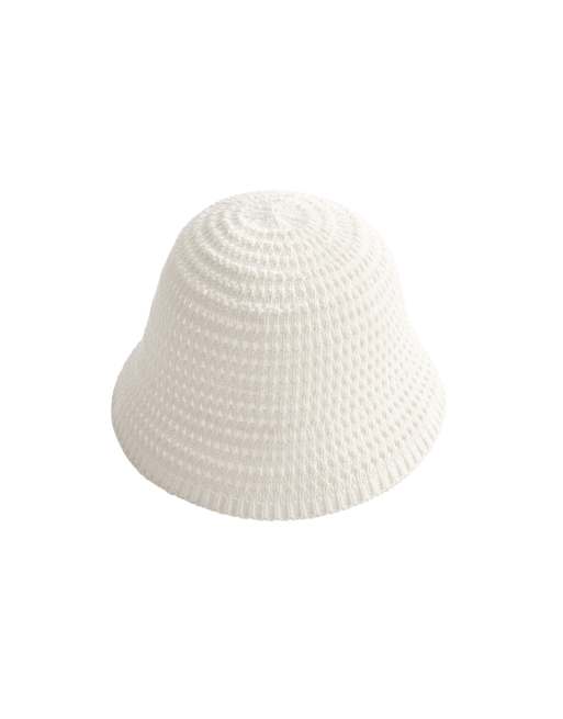 OYSHO Crochet hat in light beige, 4 of 4