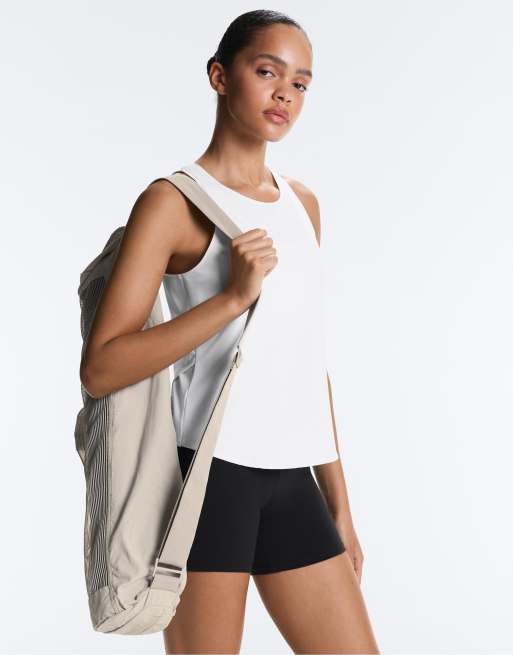 OYSHO cross back comfortlux t-shirt in white, 2 of 4