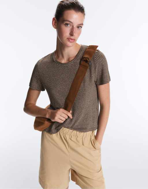 OYSHO crossbody-taske i brun, 2 af 4