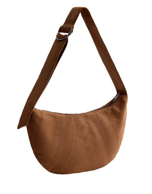 OYSHO crossbody-taske i brun, 3 af 4