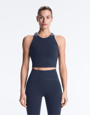 Débardeur effet compression - Bleu marine XS