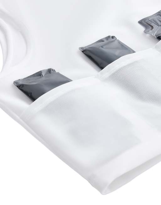 OYSHO - Débardeur transparent effet compressif - Blanc cassé, 5 de 7