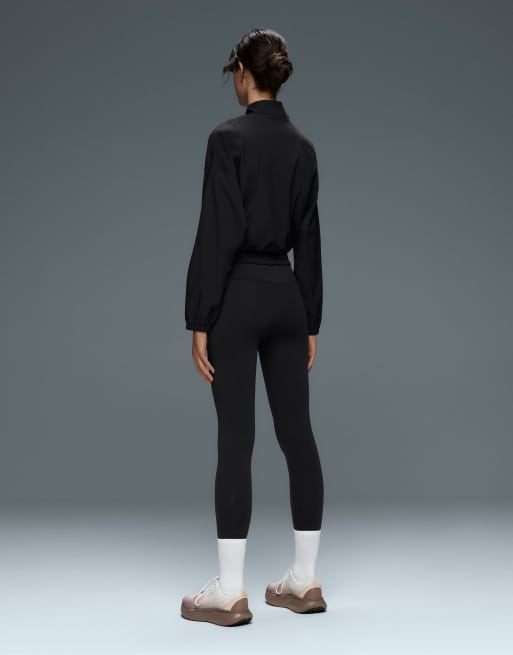 OYSHO Double stretch technical jacket in black, 4 of 6