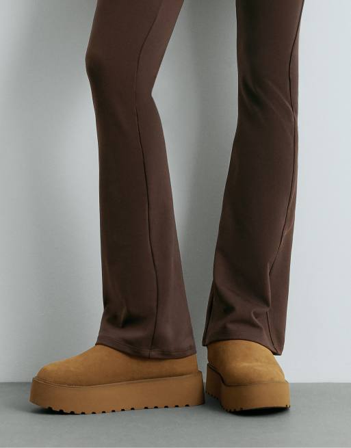 OYSHO Eather bottines à plateforme marron, 2 de 7