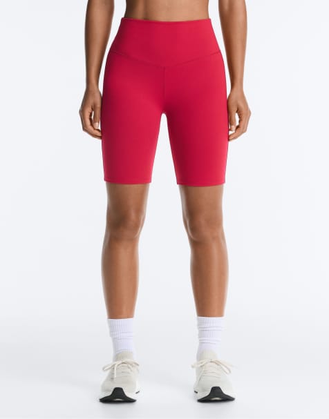 OYSHO Evermove 20 cm korte leggings i rød - view 1
