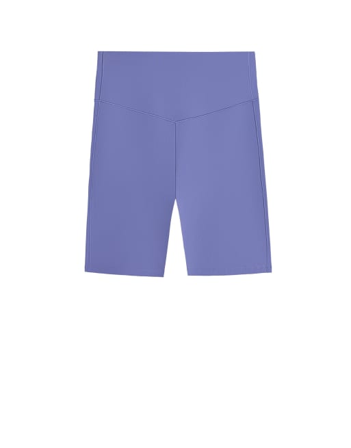 OYSHO Evermove 20cm short leggings in blueberry, 5 of 7